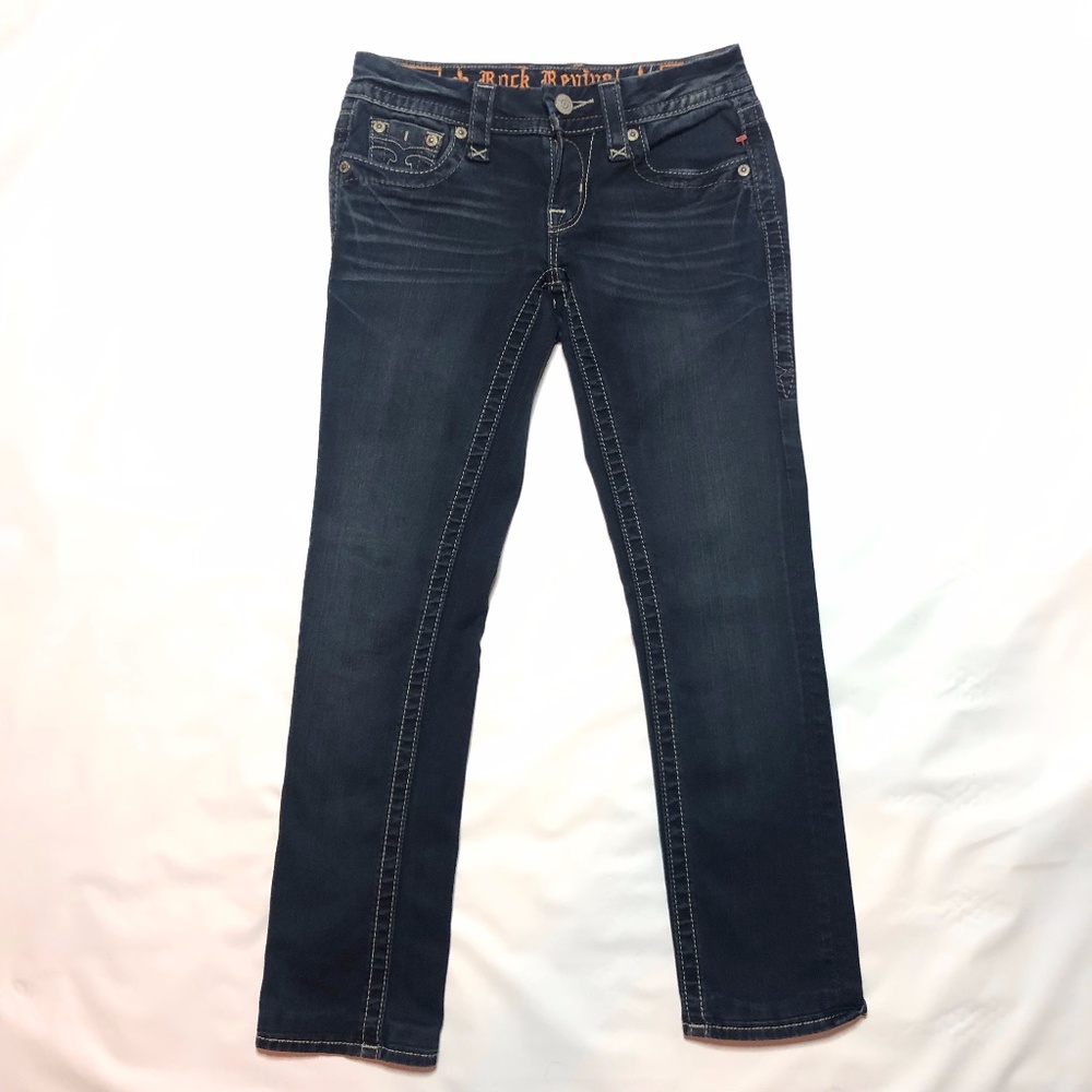 Rock Revival Anabela Straight Leg Jeans Women's 24  26 x 27